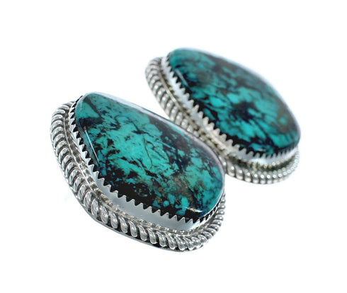 Turquoise Sterling Silver Native American Post Earrings X10503